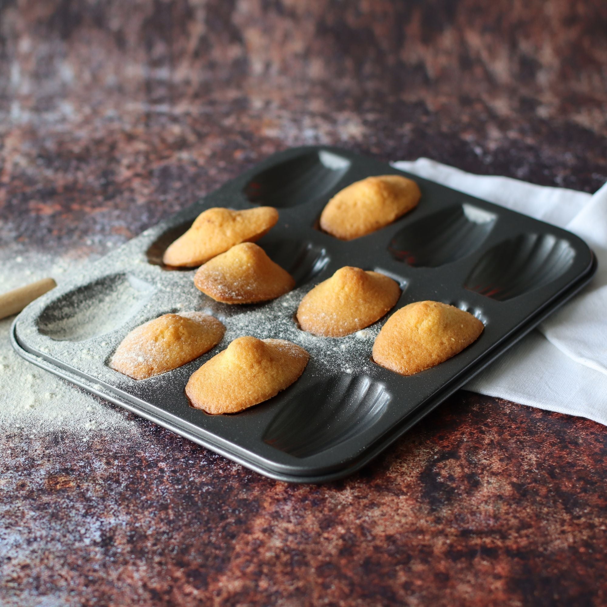 Madeleines moelleuses avec bosse au citron 🍋