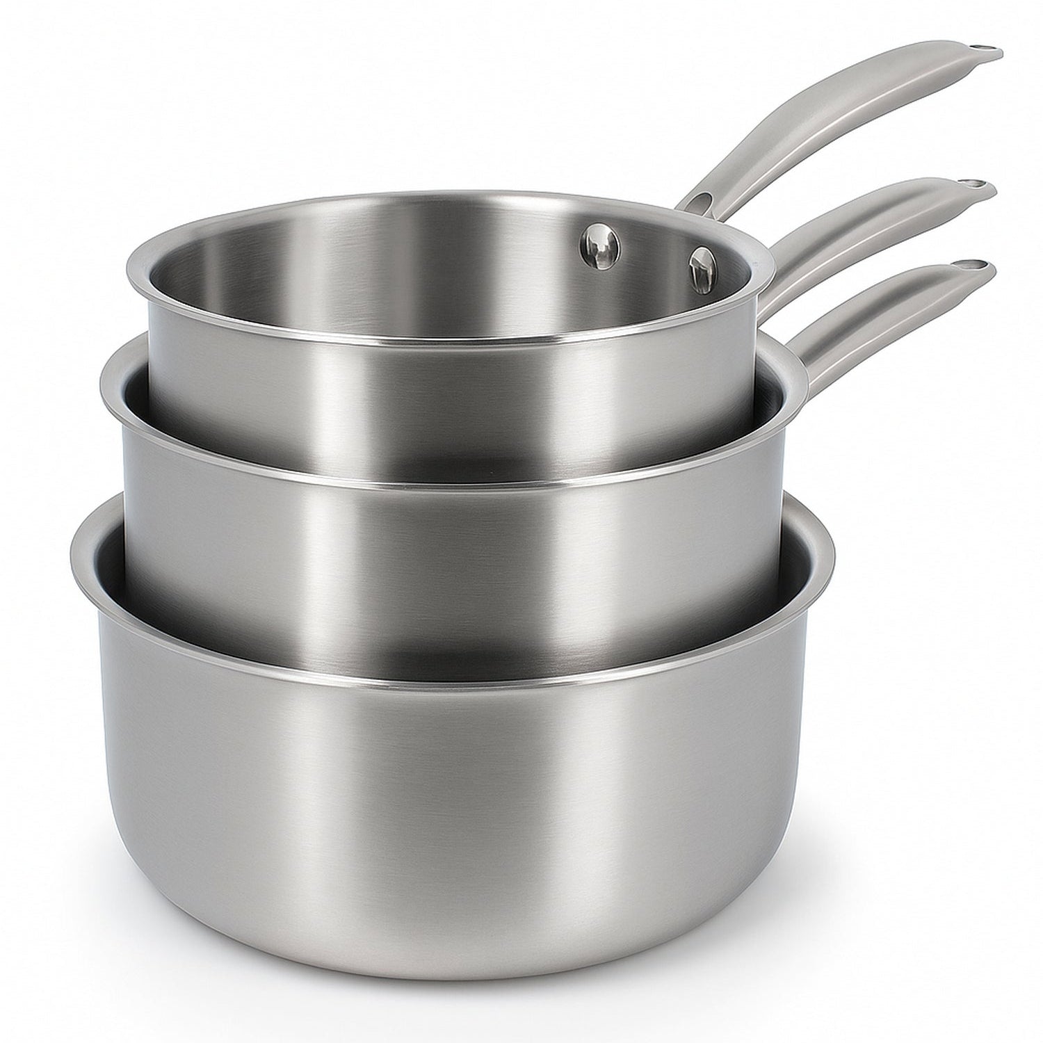 Sartén 20 cm de inoxidable triply acero inoxidable acero Gourmet | Maisons du Monde Sartén 20 cm de inoxidable triply acero inoxidable acero Gourmet | Maisons du Monde