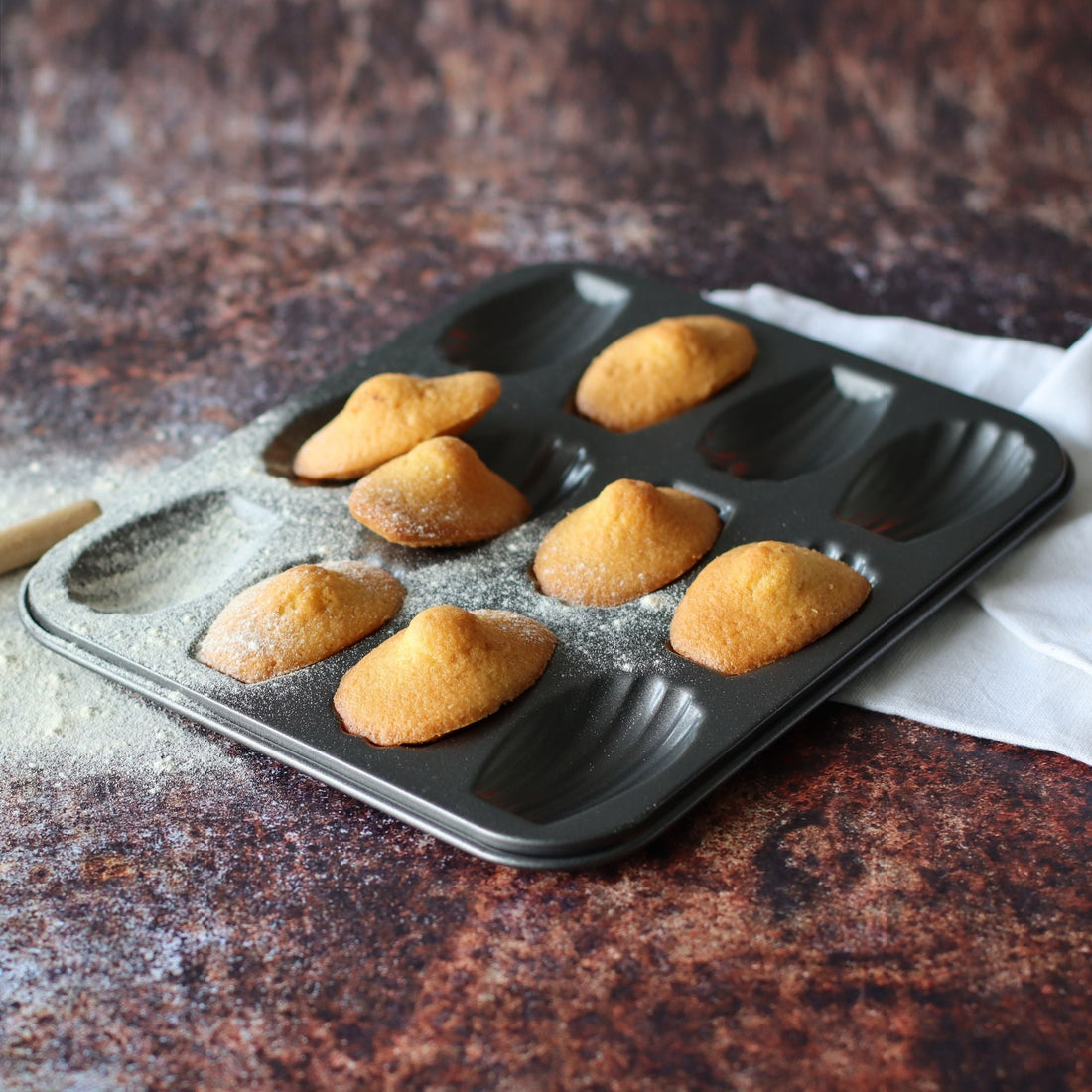 Madeleines moelleuses avec bosse au citron 🍋