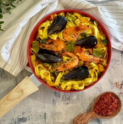 Les excellentes tagliatelles façon fideuà 🍝