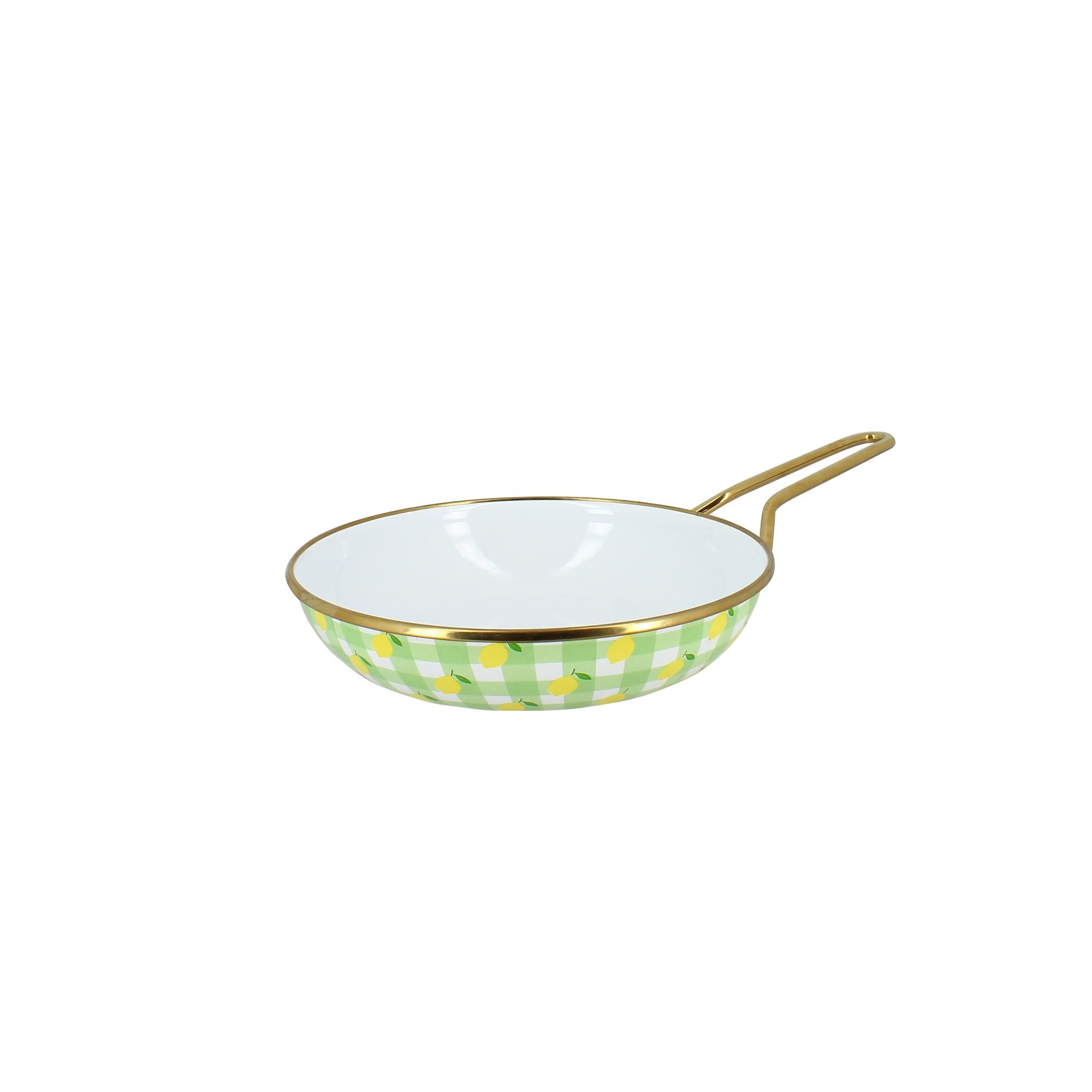 Poêle Vichy Citron 20cm en acier émaillé