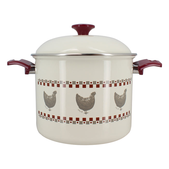 Gallina 24cm enamelled steel pot