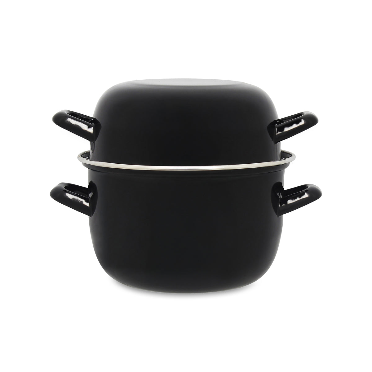 Marmite à moules en acier émaillé 16 cm