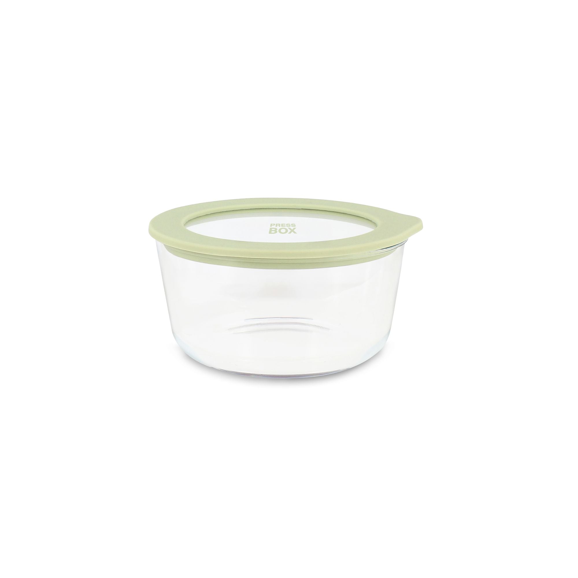 Boîte Hermétique Ronde Pressbox 250 ml en Verre Borosilicate