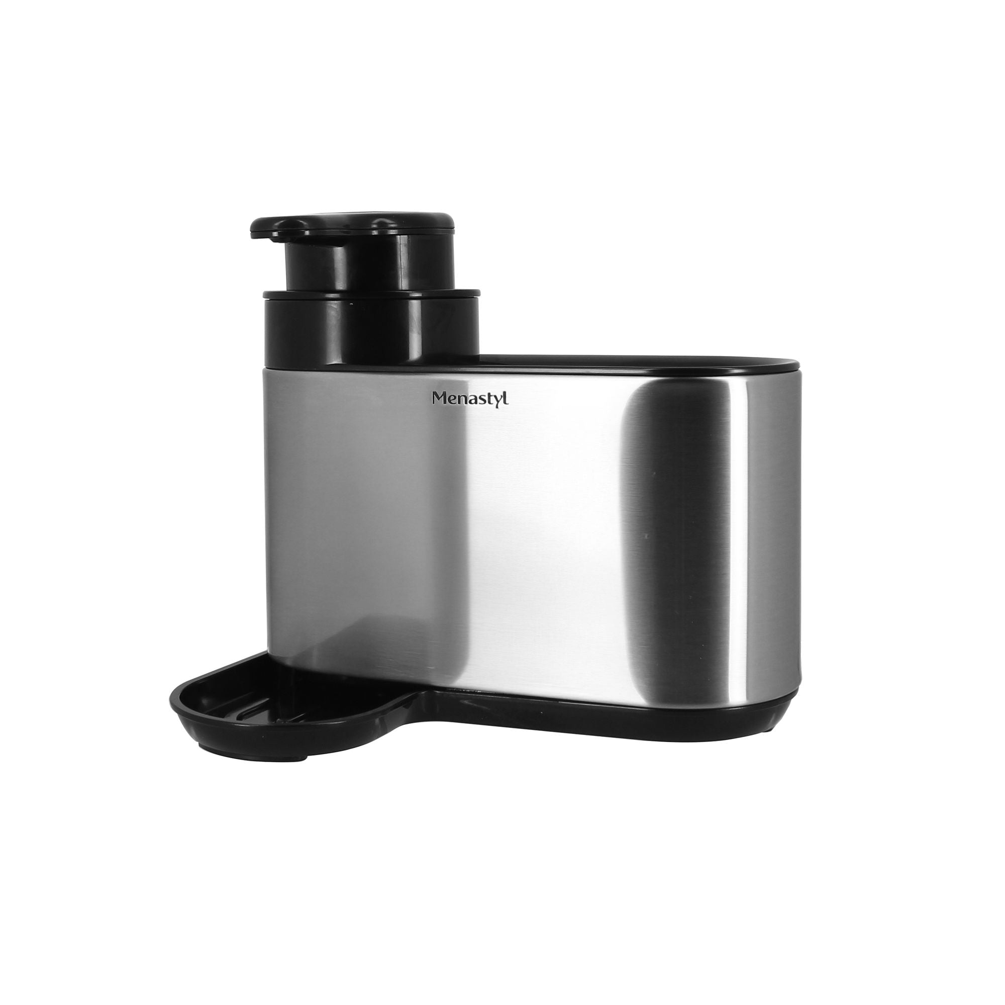 Organisateur d’Évier 2 en 1 Inox & Plastique 16×13×18 cm