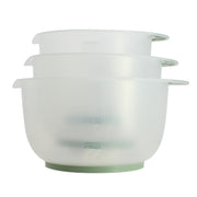 Set of 3 plastic mixing bowls
