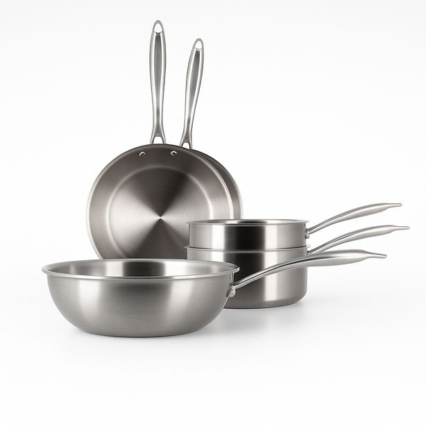 Set de 5 pièces Triply en acier inoxydable triple couche 🇫🇷