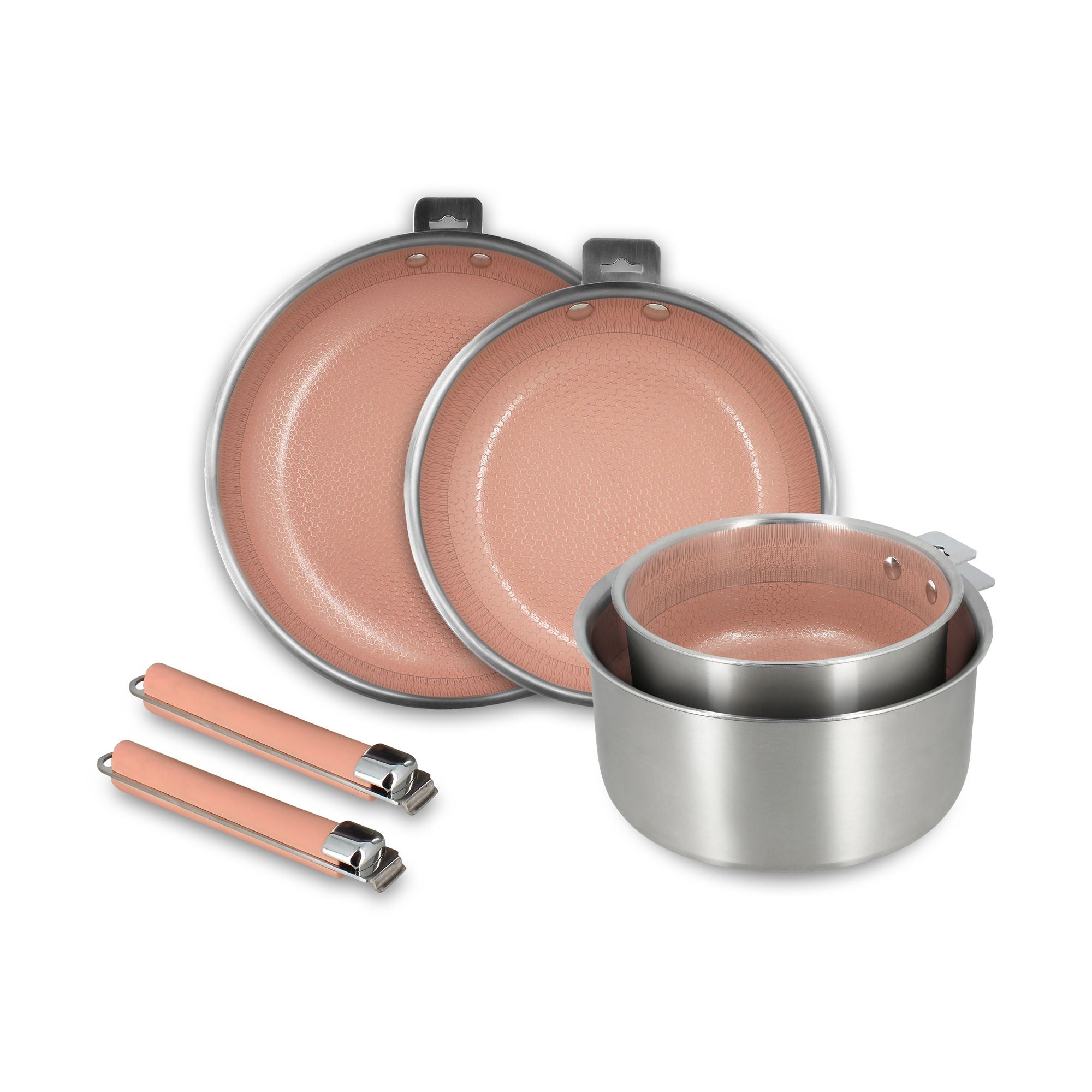 Set de 6 pièces Aglaé en acier inoxydable