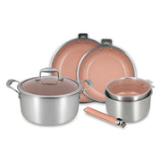Set de 6 pièces Aglaé en acier inoxydable