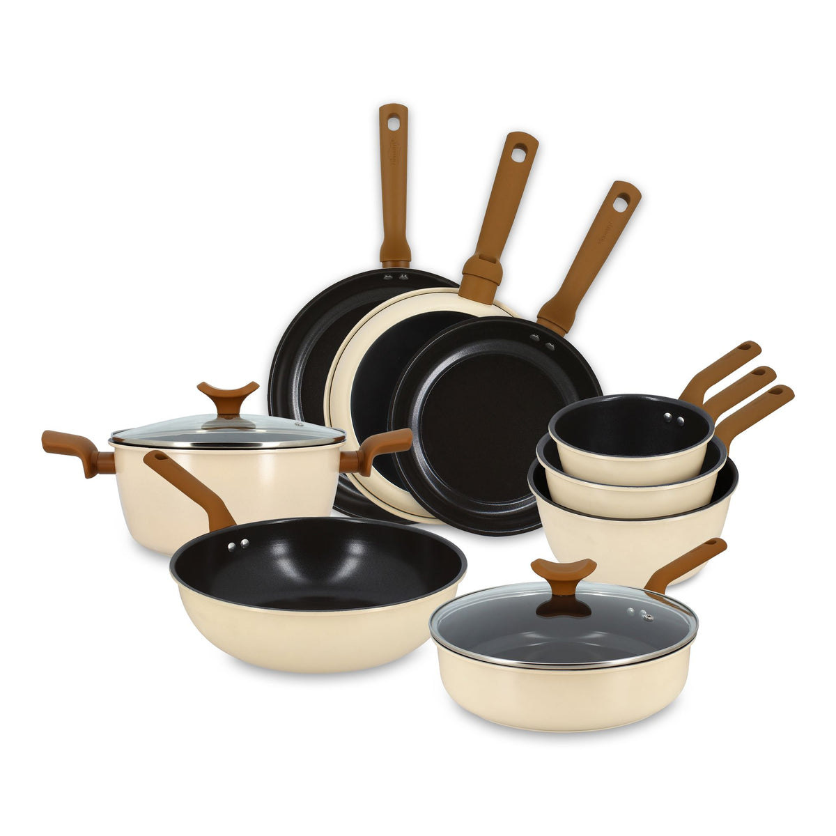 Set de 9 pièces Praticook en acier carbone
