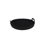 Moule Rond en Silicone Noir Ø19 cm pour Friteuse à Air