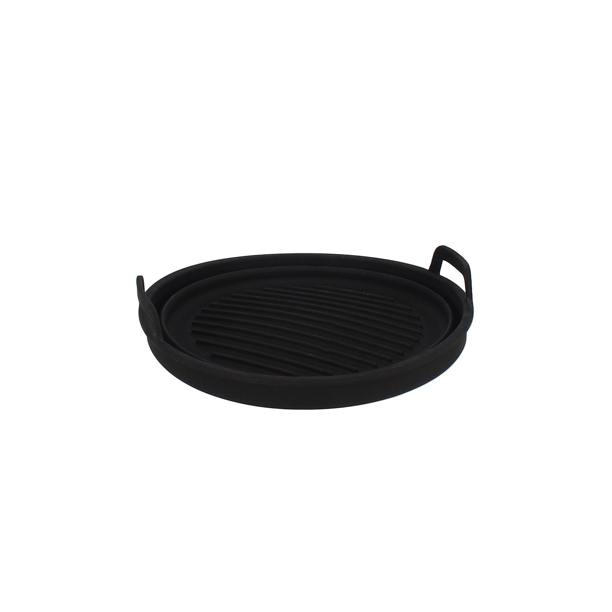 Moule Rond en Silicone Noir Ø19 cm pour Friteuse à Air