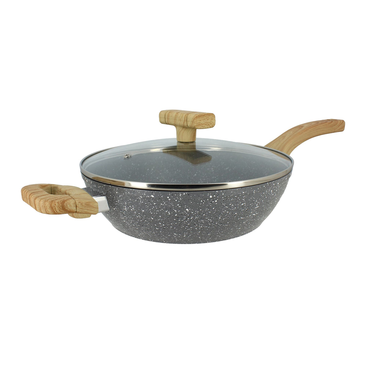 Cannelle sauté pan in forged aluminum 24 cm