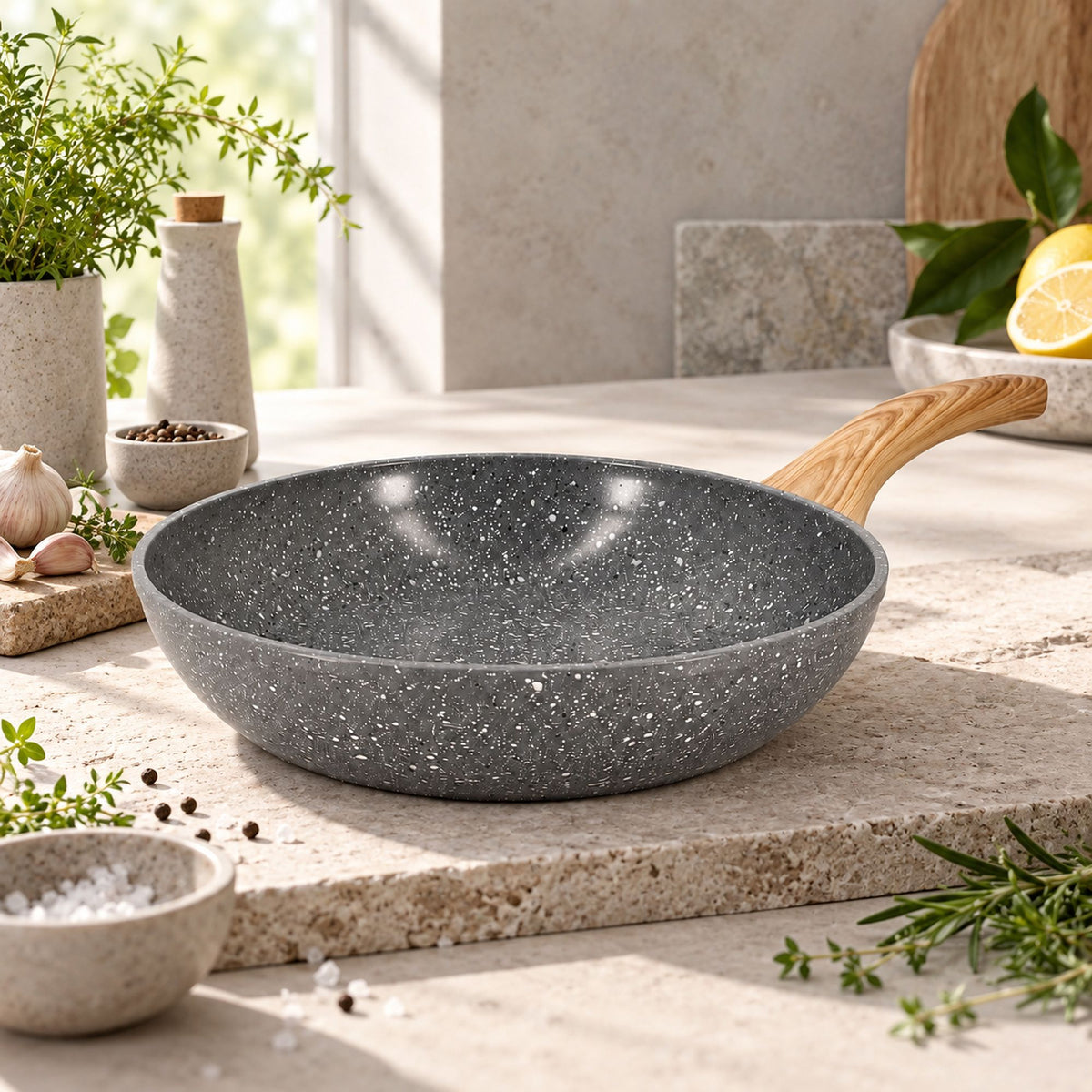 Cannelle pan in forged aluminum 30 cm