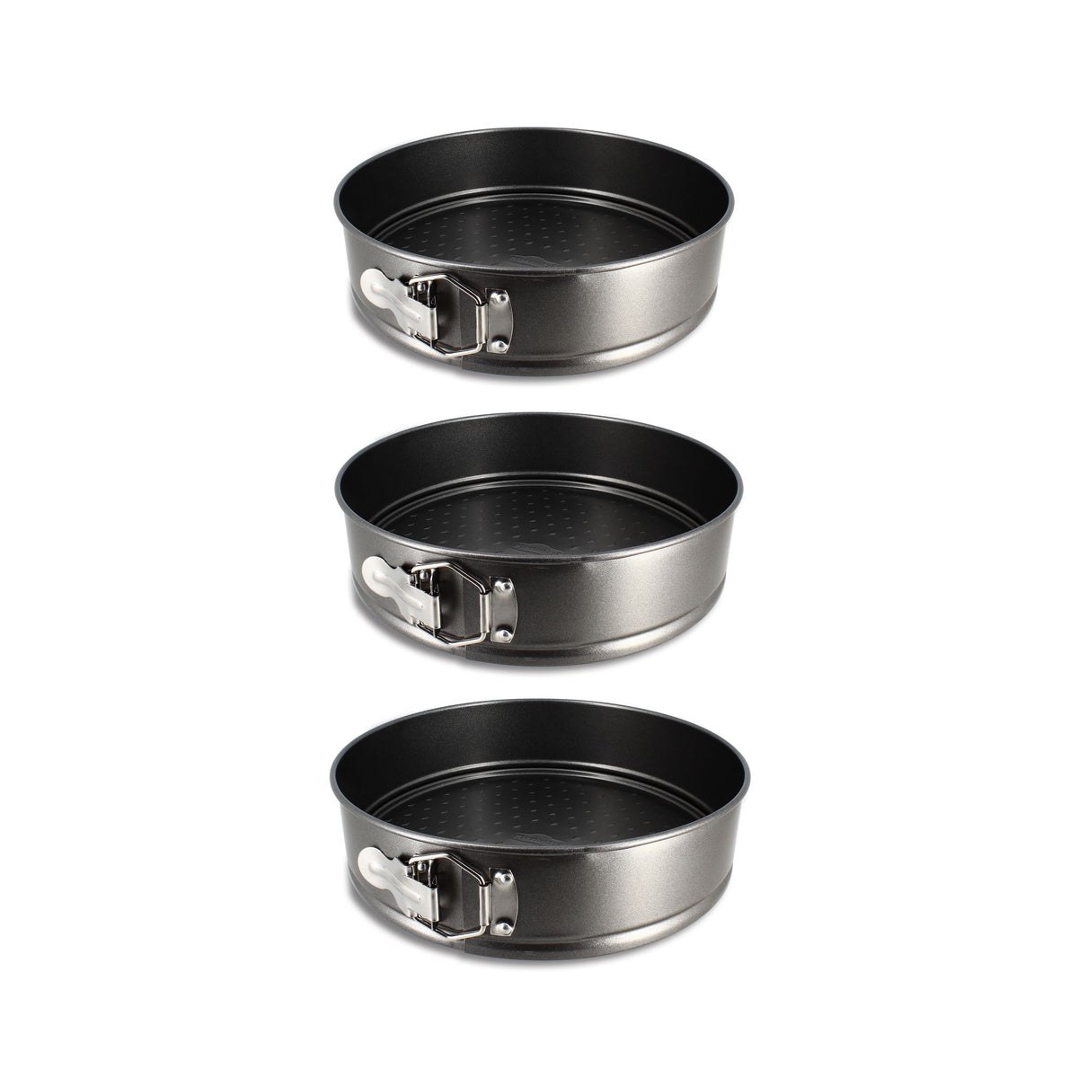 Set of 3 hinged molds 22/24/26 cm