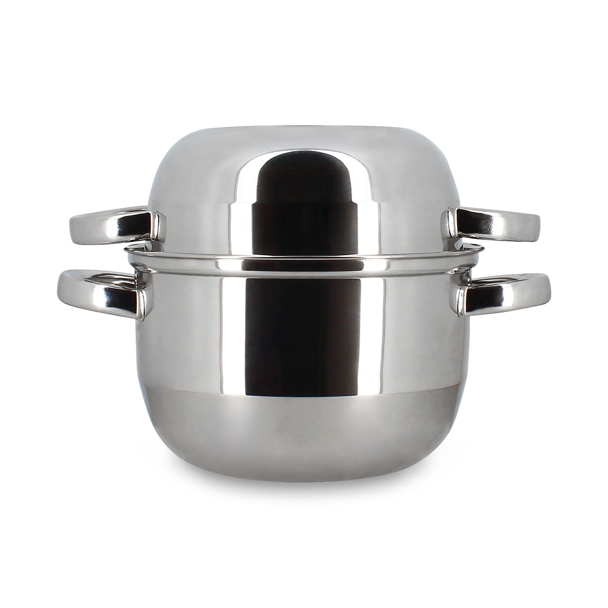 Marmite à moules 2.7l en acier inoxydable