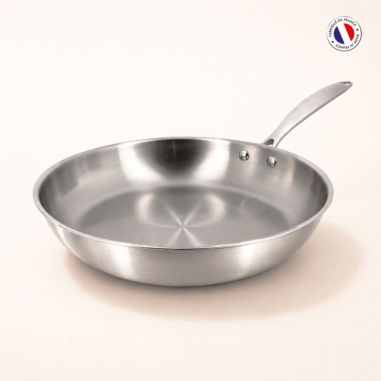 Poêle Triply en acier inoxydable triple couche 28 cm 🇫🇷