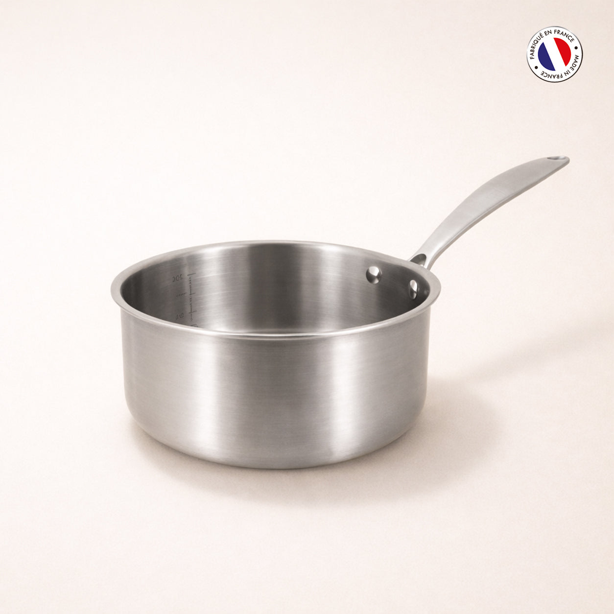 Casserole Triply en acier inoxydable triple couche 16 cm 🇫🇷