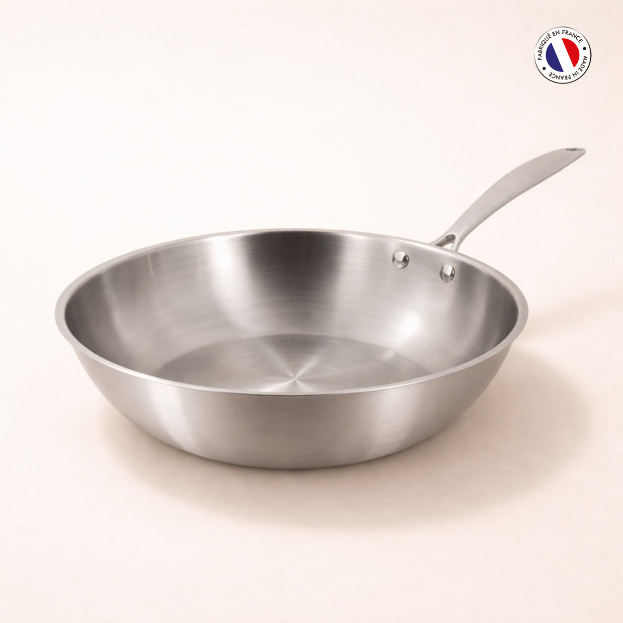 Wok Triply en acier inoxydable triple couche 24 cm 🇫🇷