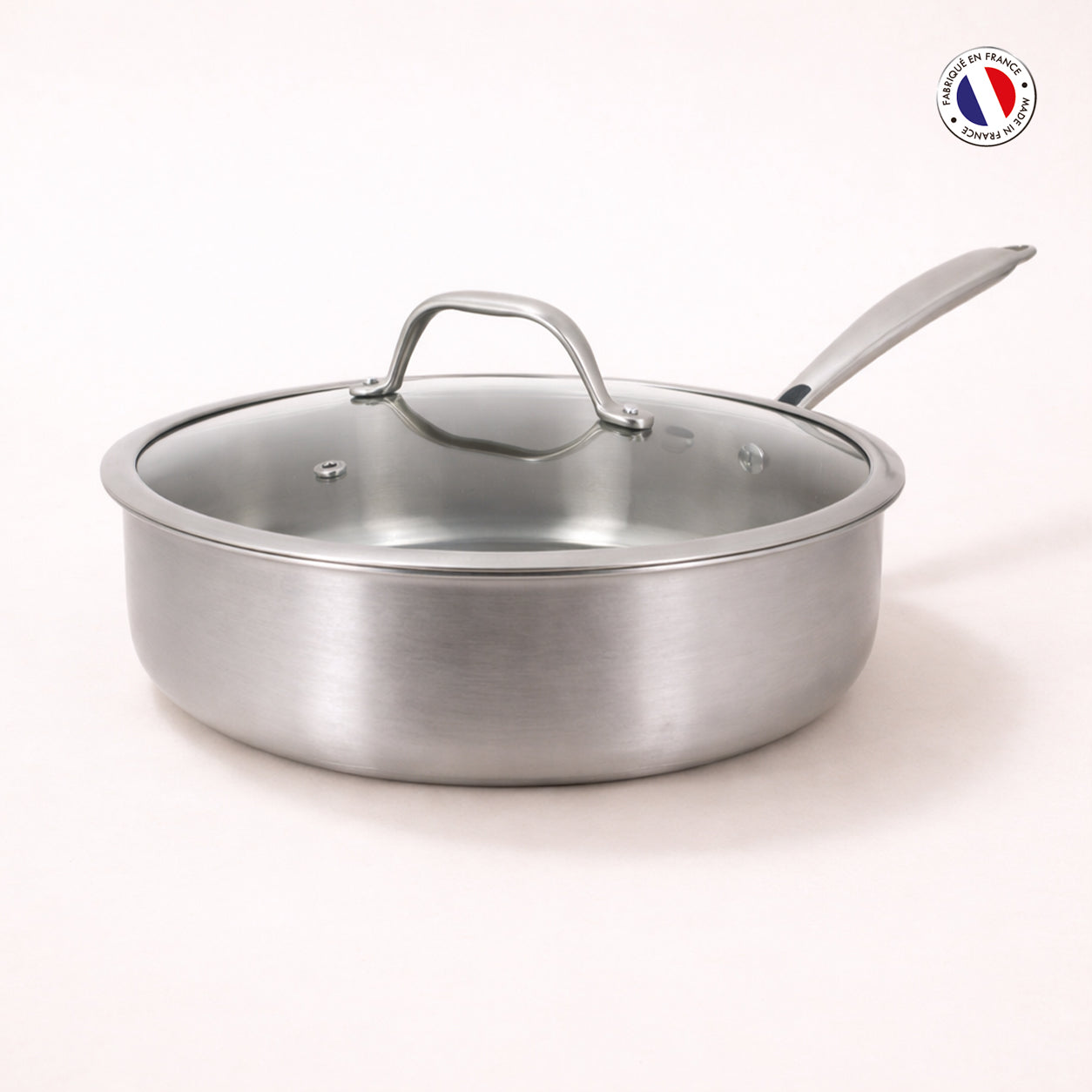 Sauteuse Triply en acier inoxydable triple couche 24 cm 🇫🇷