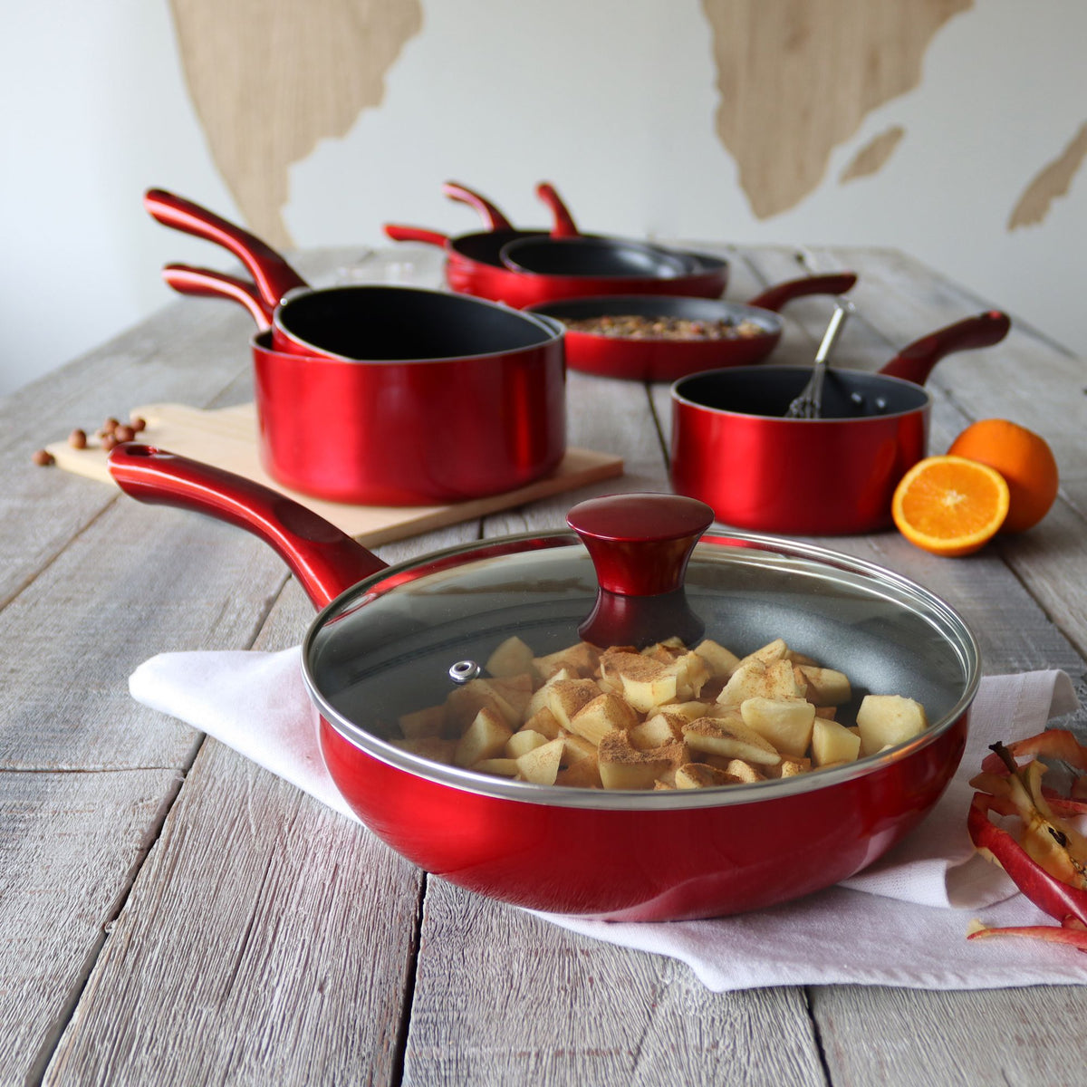 Cerise aluminium sauté pan 24 cm