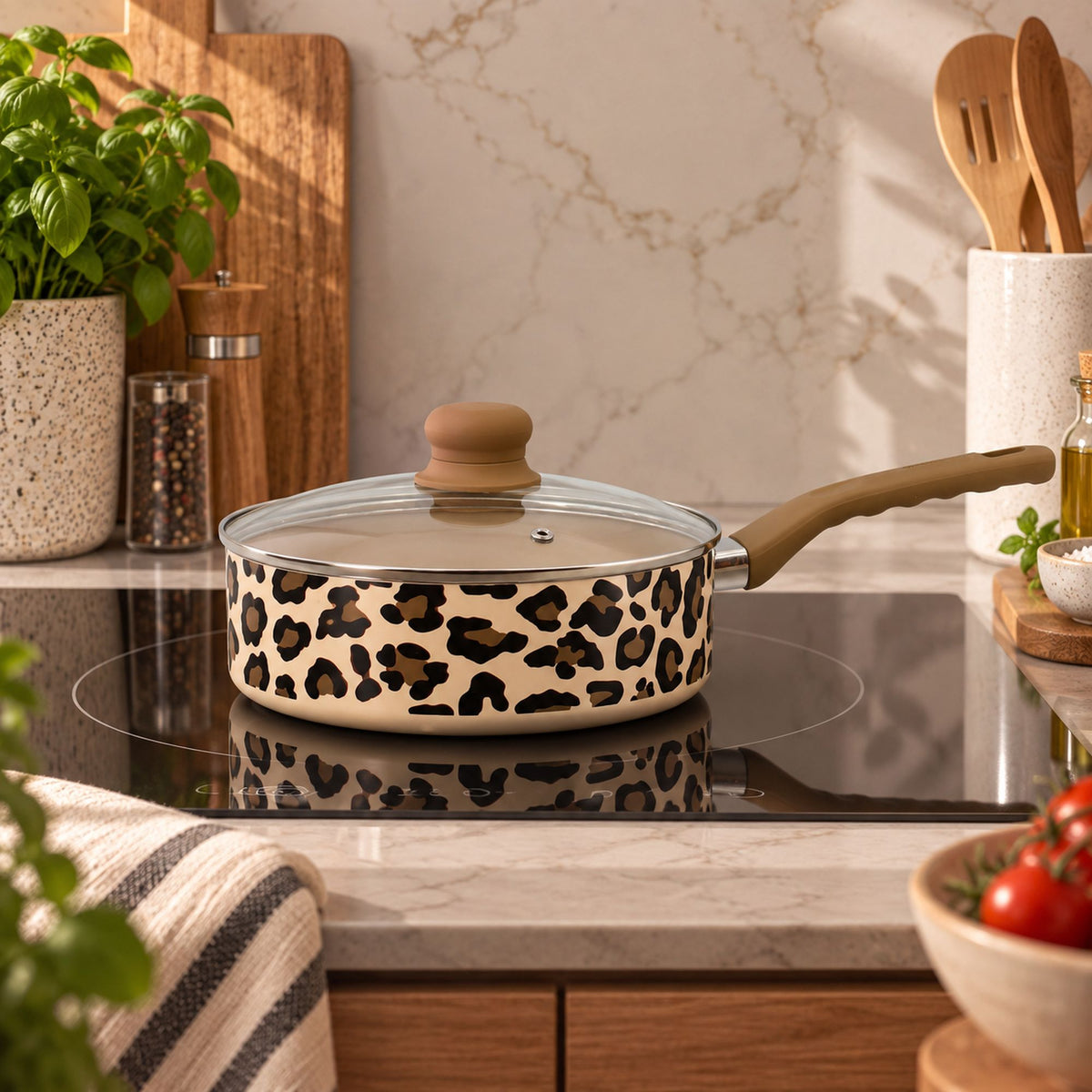 Sauteuse Léopard 24cm en aluminium