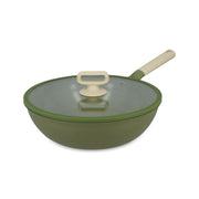 Sauteuse Anna 28cm en fonte aluminium vert