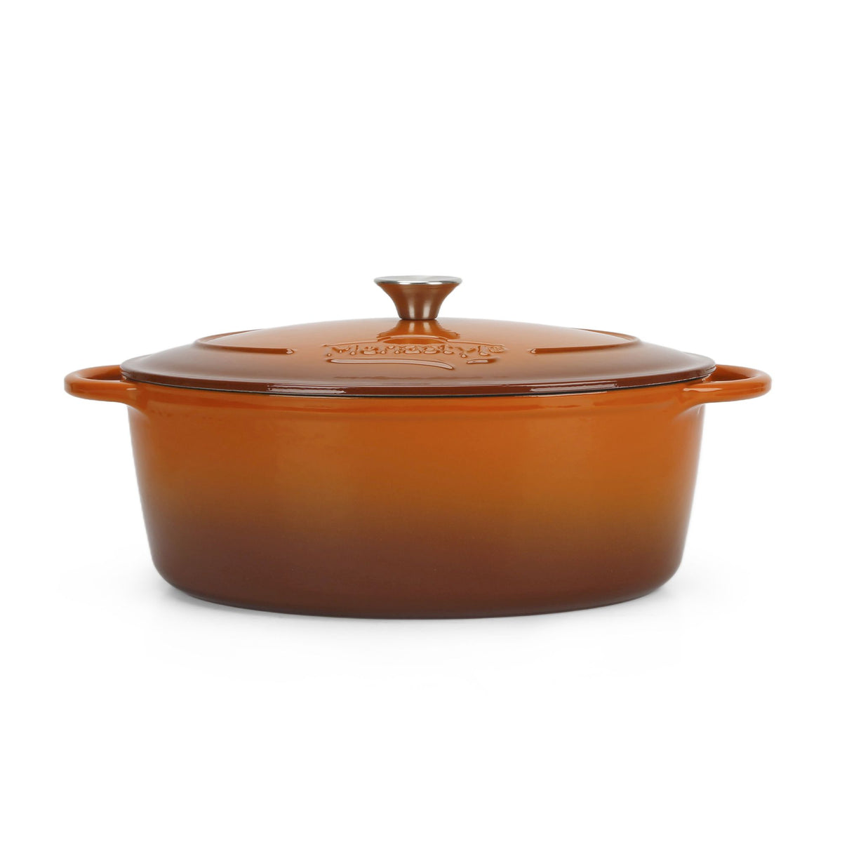 Cocotte Montagne Oval 6.5 Litre Enamelled Cast Iron Brick