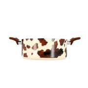 Cow casserole dish 24cm in aluminum with ceramic coating