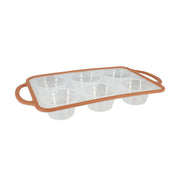 Moule à pâtisserie Mady 6 compartiments ronds silicone acier carbone