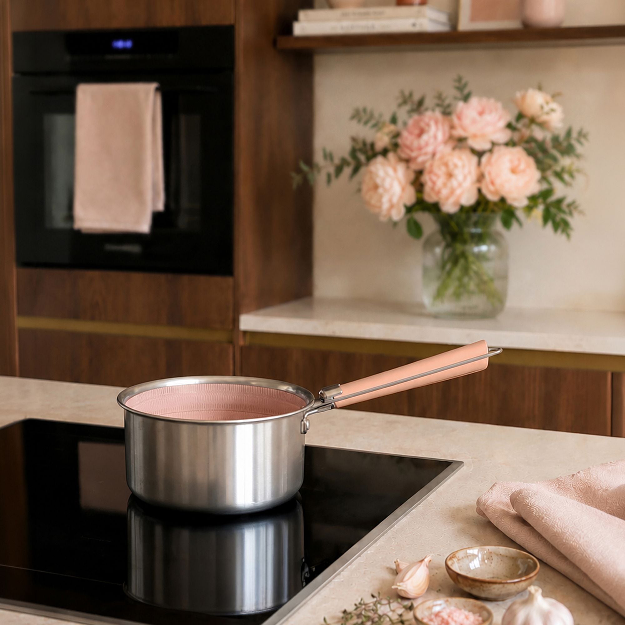 Casserole Aglaé 16cm en acier inoxydable