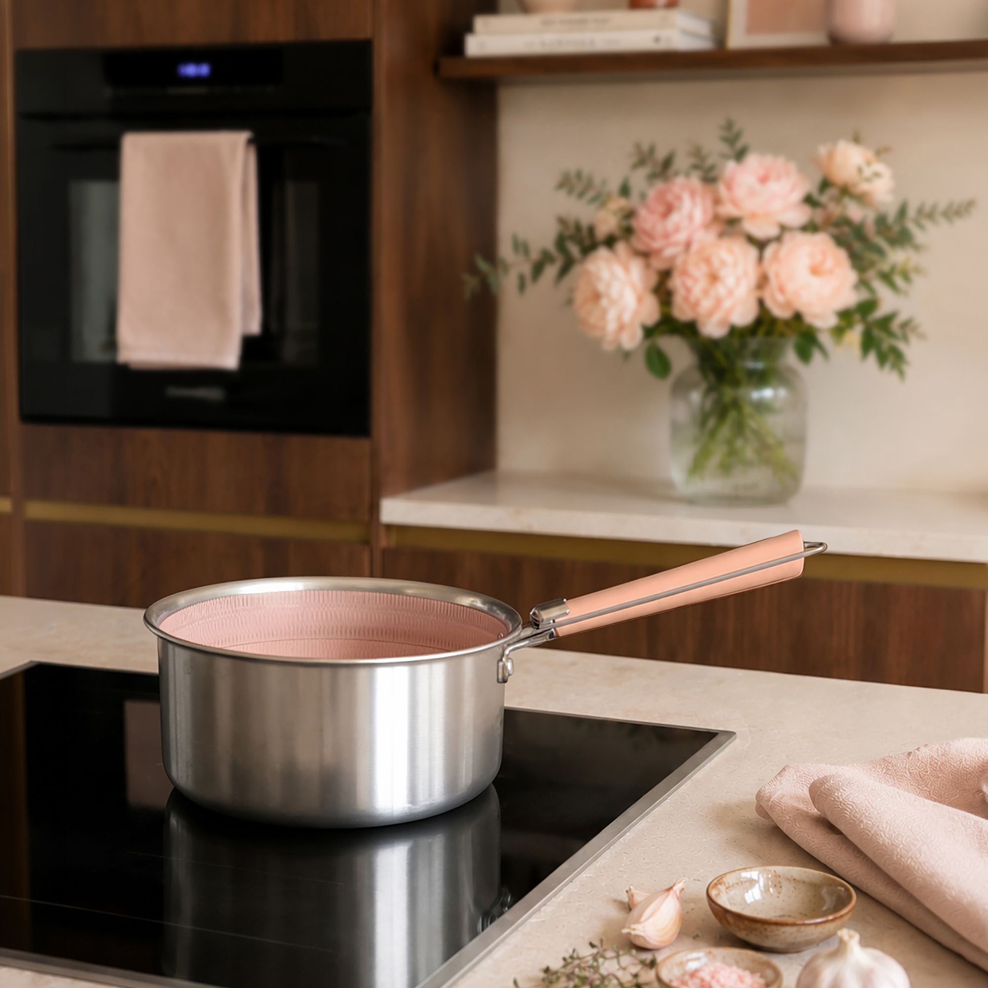 Casserole Aglaé 20cm en acier inoxydable