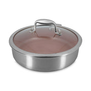 Aglae 24cm stainless steel sauté pan