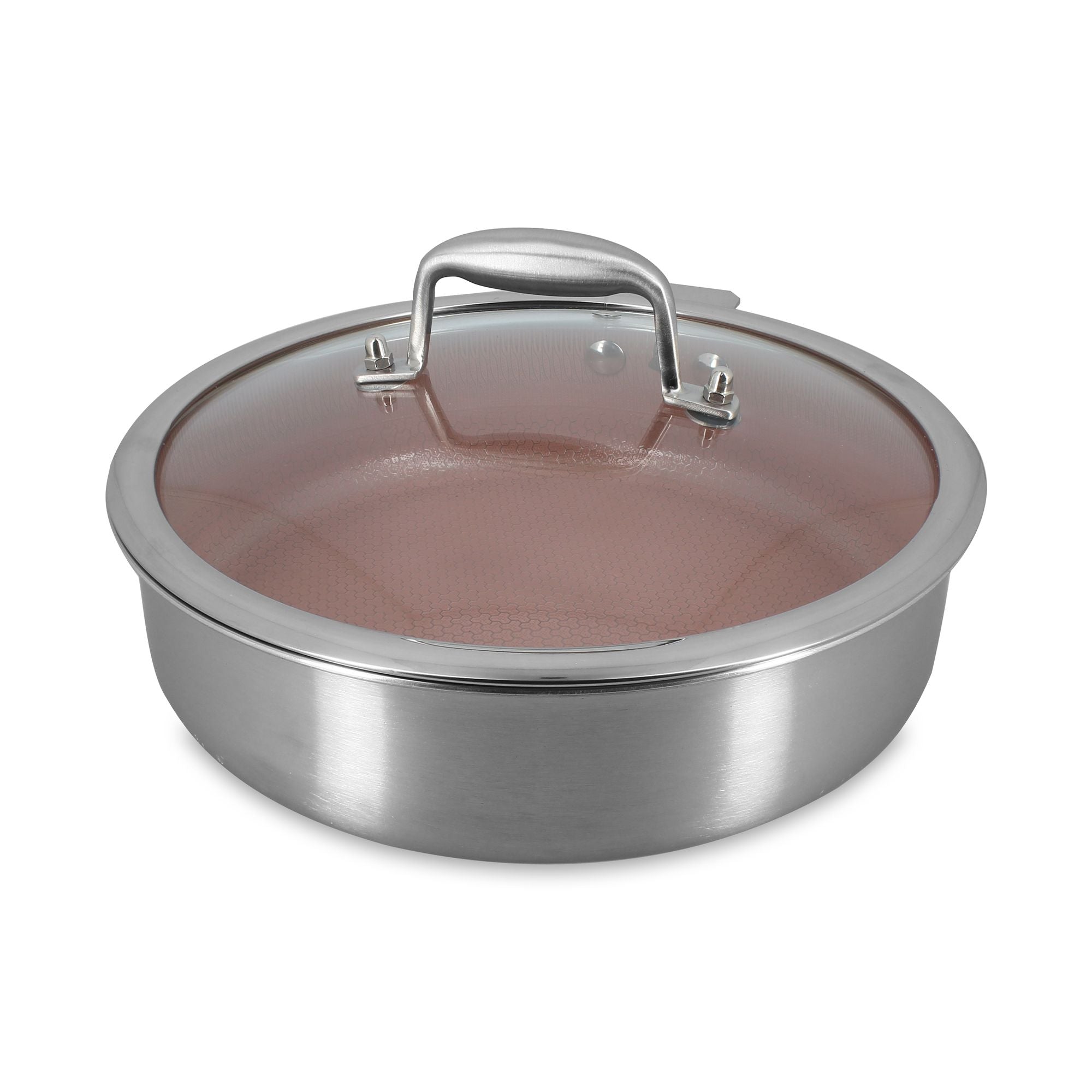 Aglae 24cm stainless steel sauté pan