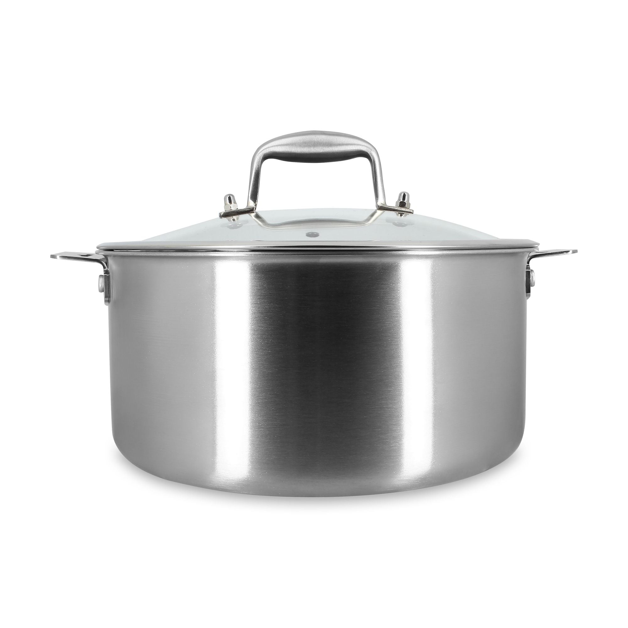 Aglae 24cm stainless steel casserole dish with handle