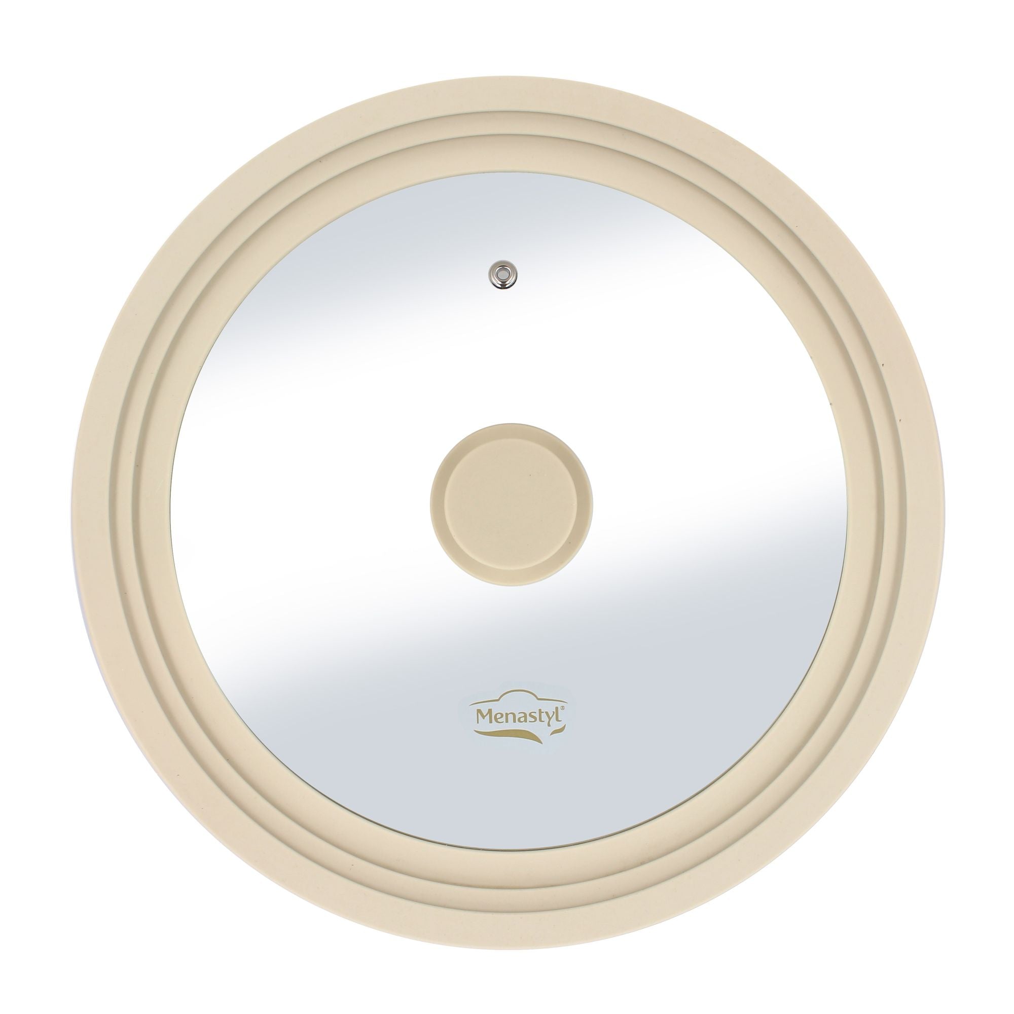 Couvercle Universel Multitaille 26/28/30 cm en Verre Trempé & Silicone Souple