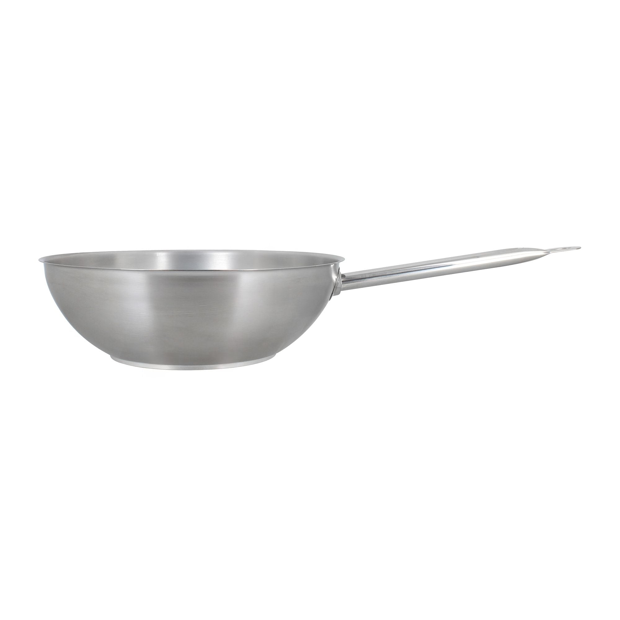Wok "Professionnel" en acier inoxydable 30 cm