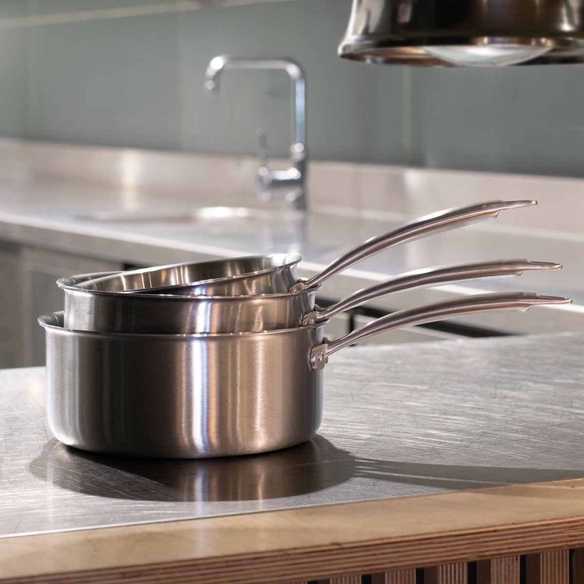 Casserole Triply en acier inoxydable triple couche 16 cm 🇫🇷 - Menastyl - Casserole