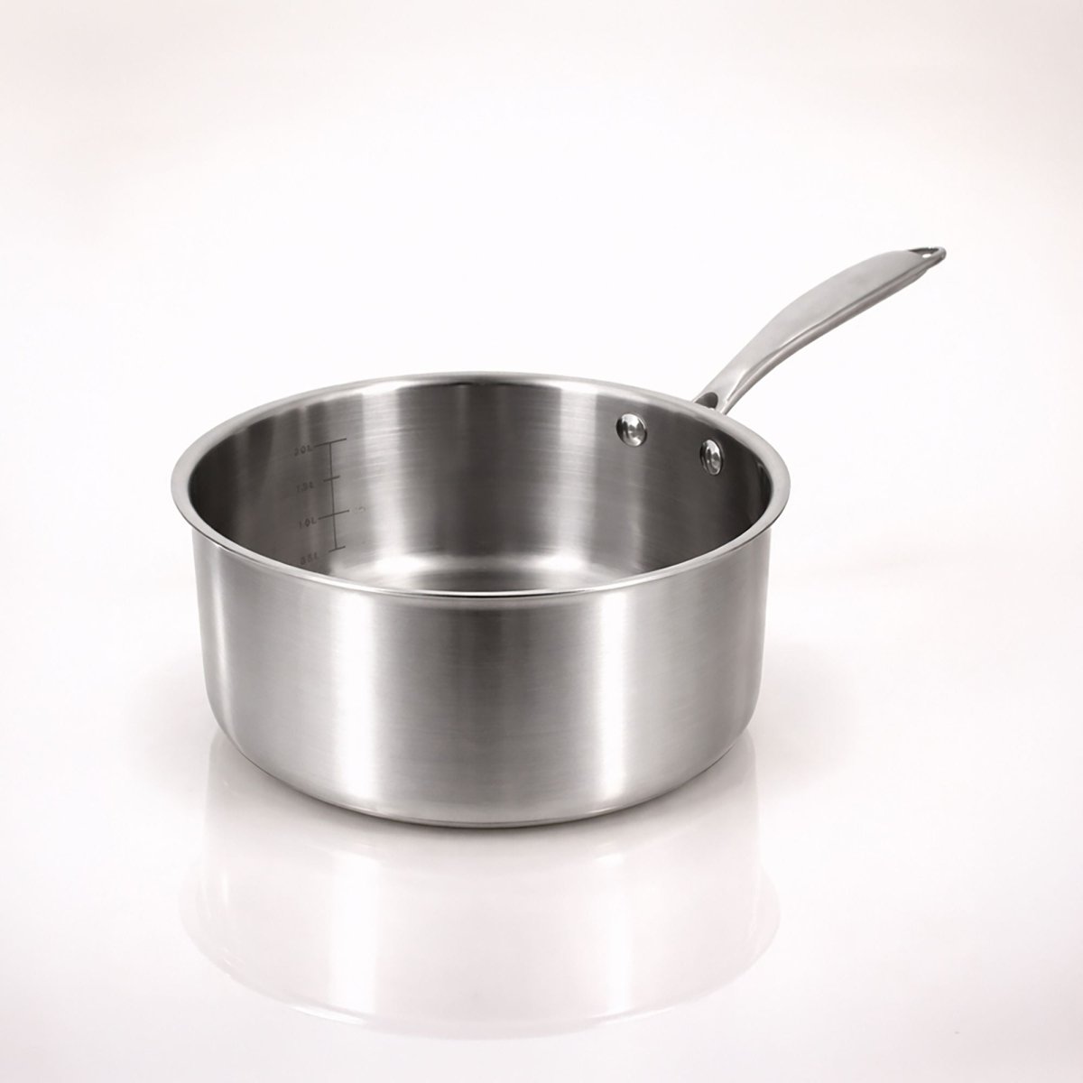 Casserole Triply en acier inoxydable triple couche 16 cm 🇫🇷 - Menastyl - Casserole