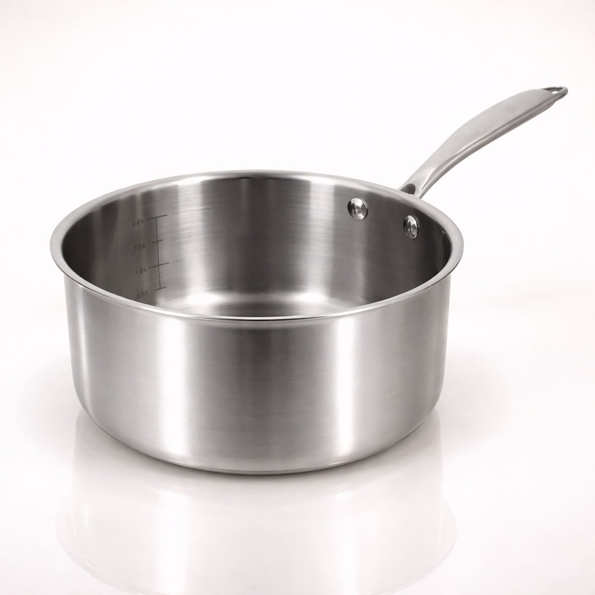 Casserole Triply en acier inoxydable triple couche 20 cm 🇫🇷 - Menastyl - Casserole