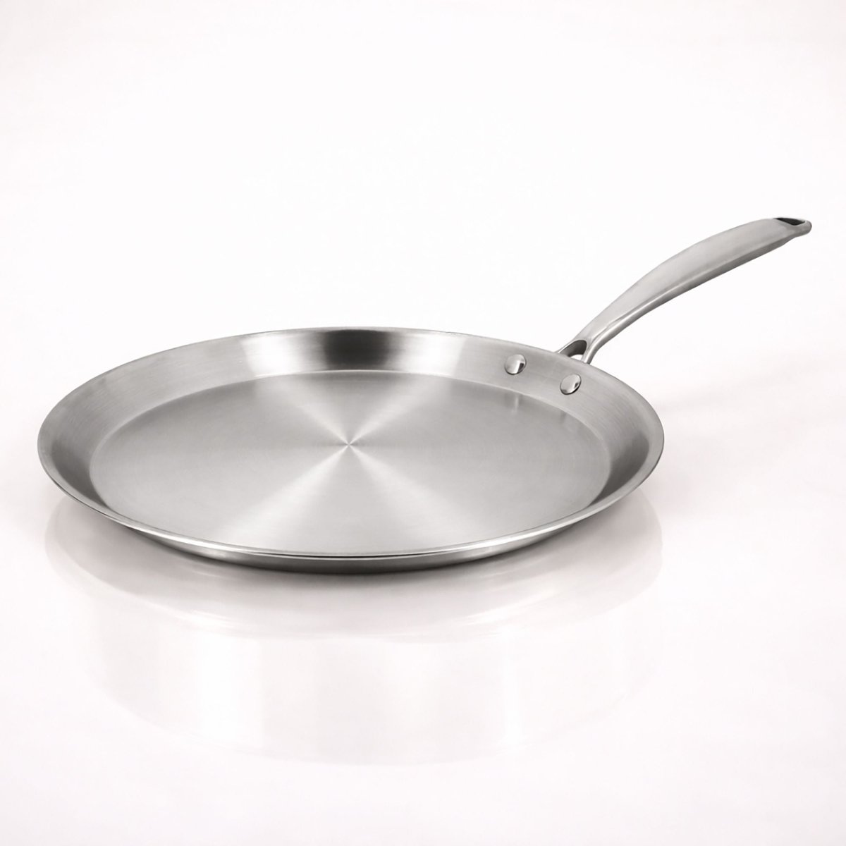 Crêpière Triply en acier inoxydable triple couche 28 cm 🇫🇷 - Menastyl - triply