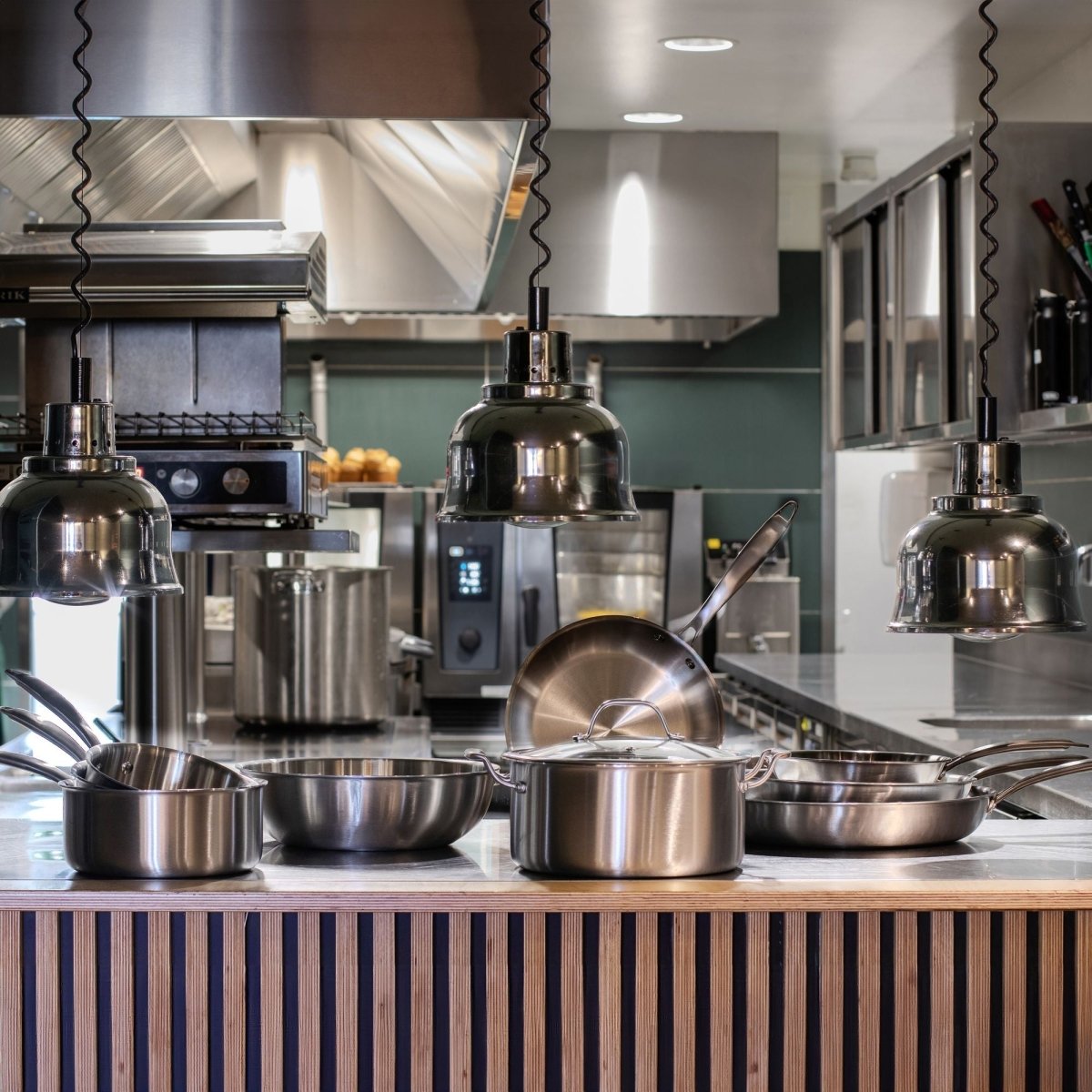 Poêle Triply en acier inoxydable triple couche 28 cm 🇫🇷 - Menastyl - Poêle