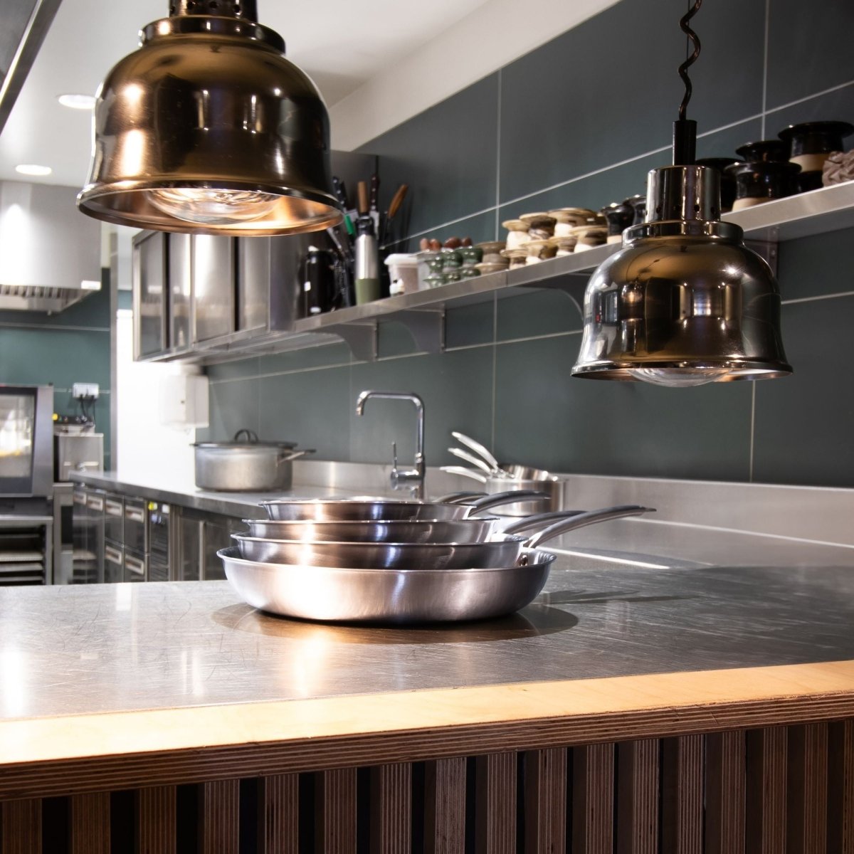 Poêle Triply en acier inoxydable triple couche 28 cm 🇫🇷 - Menastyl - Poêle