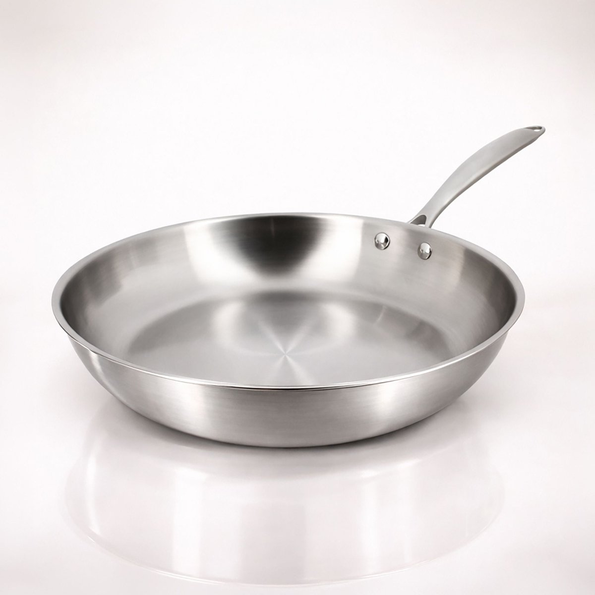 Poêle Triply en acier inoxydable triple couche 28 cm 🇫🇷 - Menastyl - Poêle