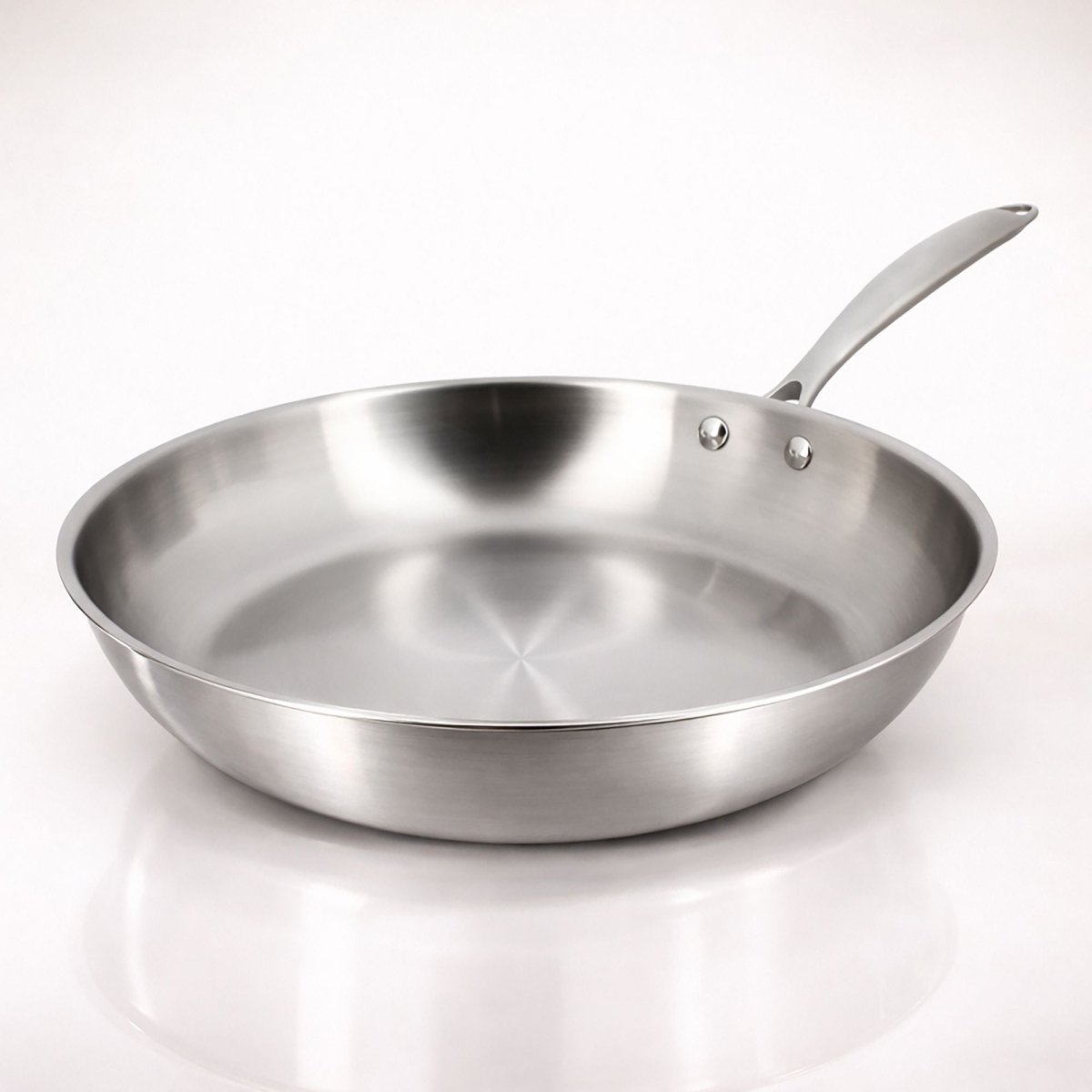 Poêle Triply en acier inoxydable triple couche 32 cm 🇫🇷 - Menastyl - Poêle