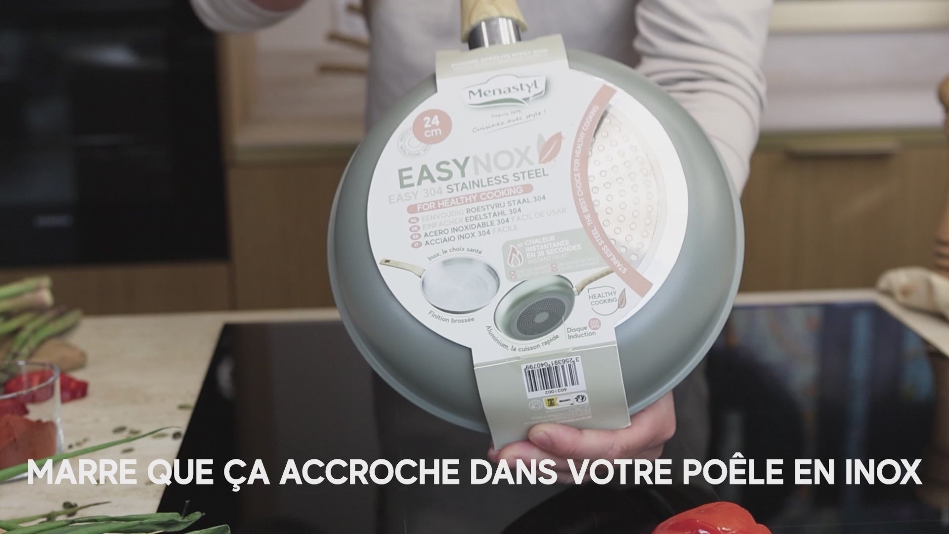 Charger la vidéo : Set de 5 Pièces Easynox Inox &amp; Aluminium