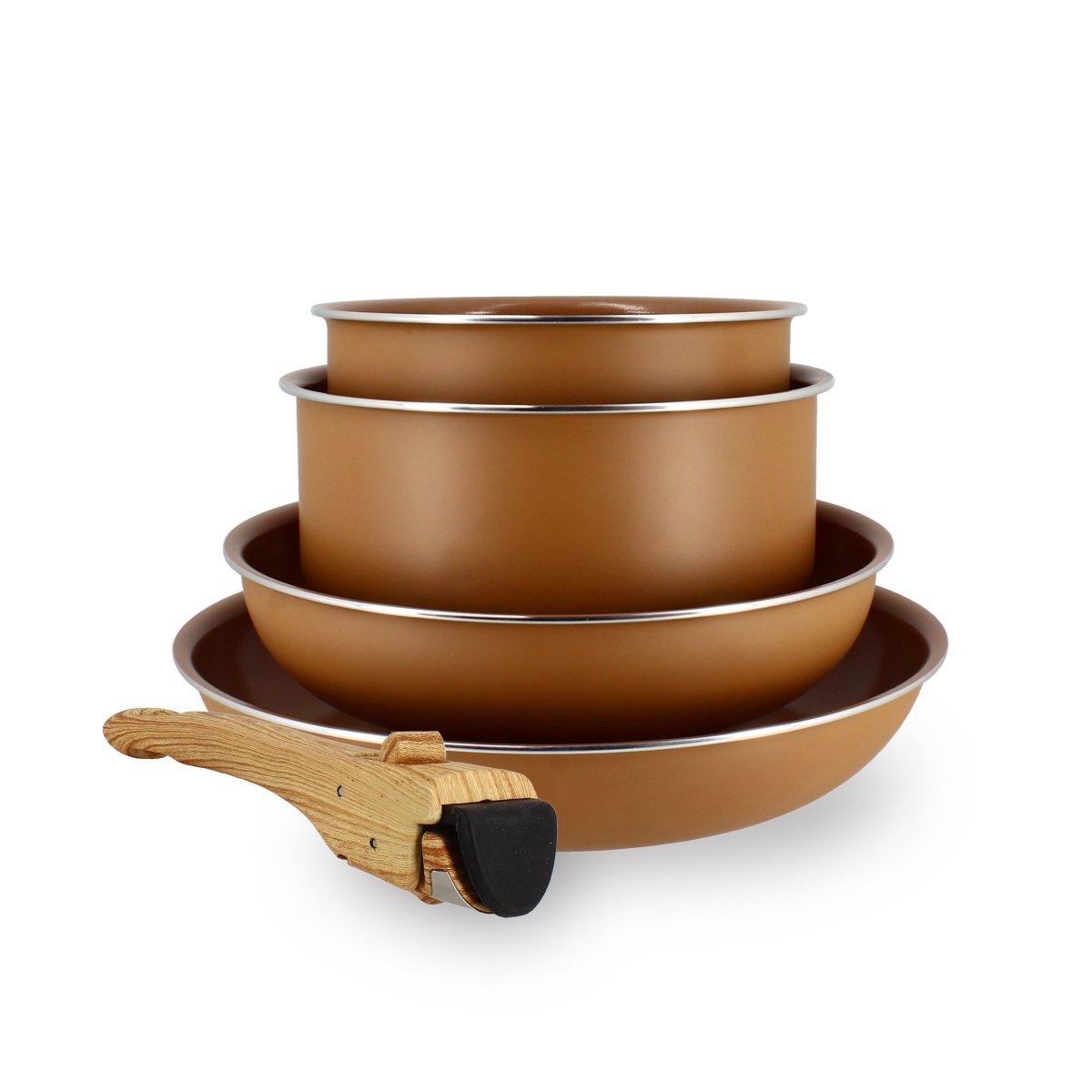 Set de 5 pièces en aluminium recyclé amovible - Menastyl - Set colorama