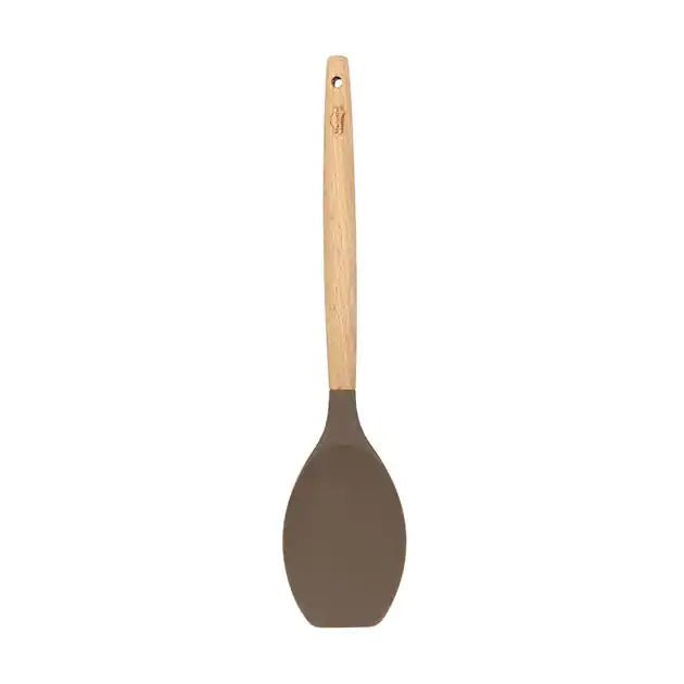 Spatule cuillère Eliott en silicone avec manche en bois - Menastyl - Spatule