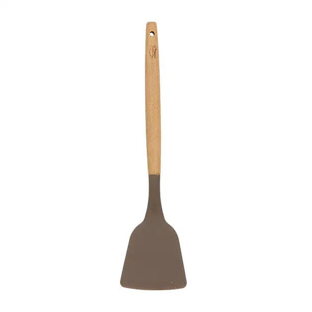 Spatule Eliott en silicone avec manche en bois - Menastyl - Spatule
