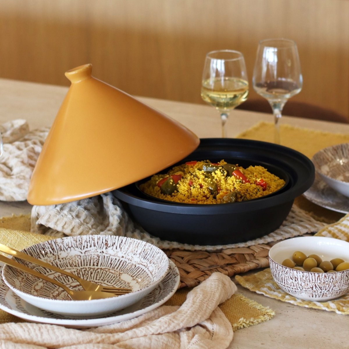 Tajine en aluminium 30 cm - Menastyl - Tajine